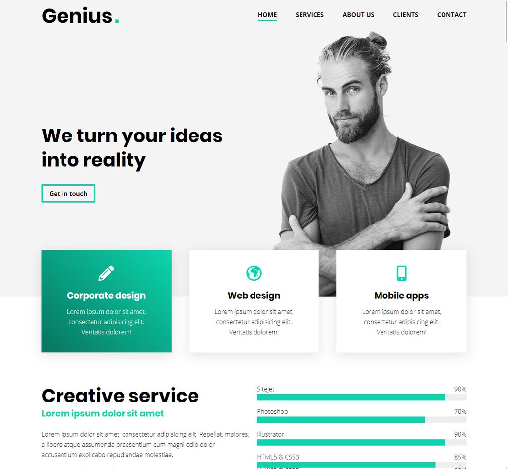 Template: Creative agency